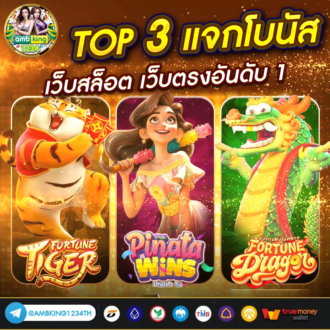 เว็บคาสิโนออนไลน์ อันดับ 1 - แบนเนอร์โปรโมชั่น