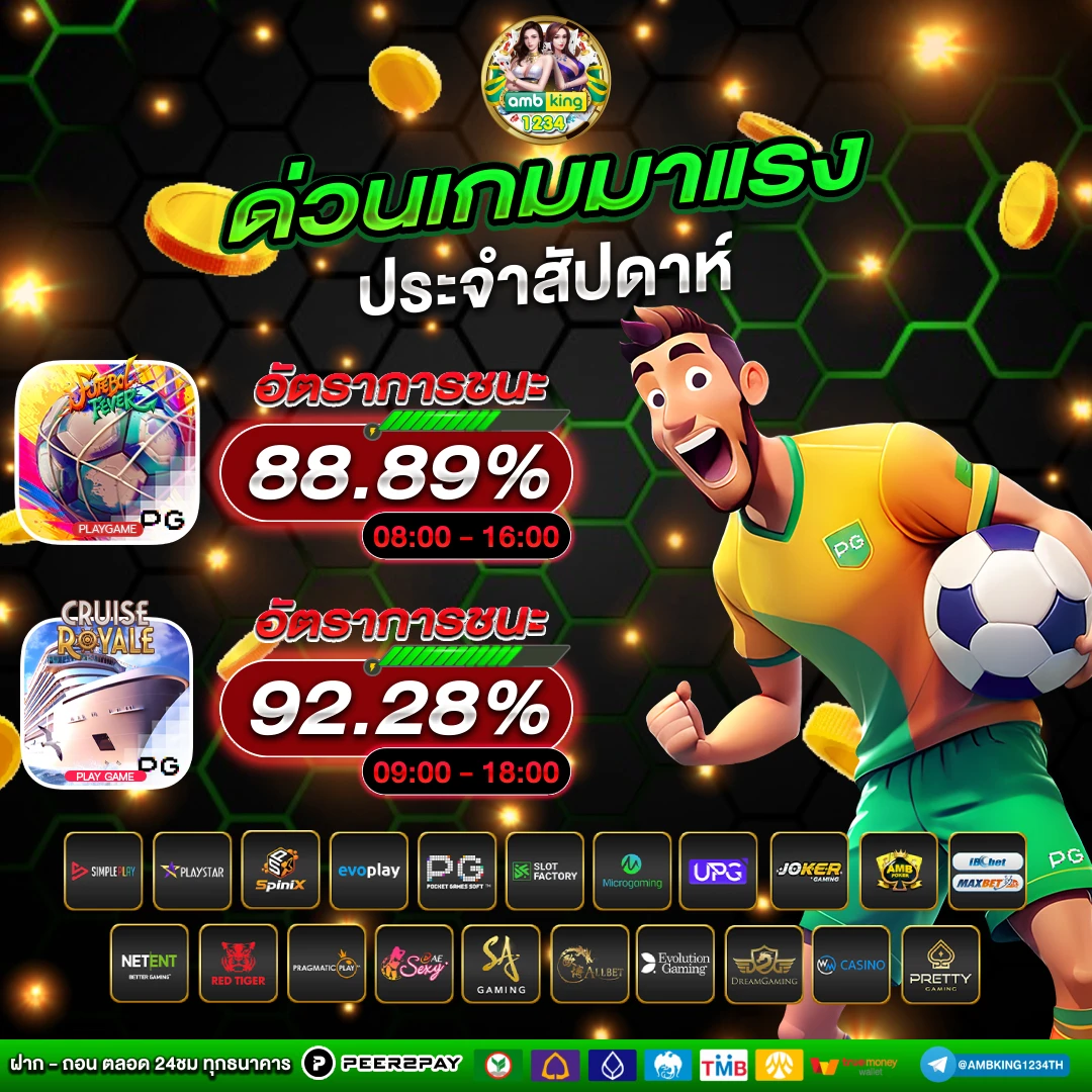 เว็บรวมสล็อตทุกค่าย ฝากถอน ไม่มี ขั้นต่ํา - แบนเนอร์โปรโมชั่น