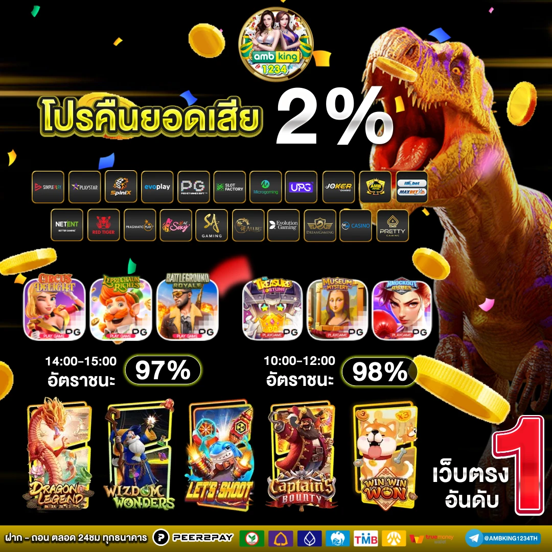 เกมสล็อต รองรับทรูวอลเล็ต - แบนเนอร์โปรโมชั่น